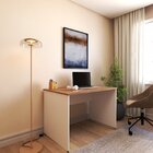 Escrivaninha Mesa Escritório 120cmx70cm 120cm Branca E Carval