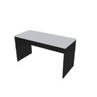 Escrivaninha Mesa Escritório 120cmx70cm 120cm Preto E Cinza C