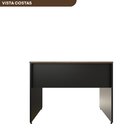Escrivaninha Mesa Escritório 120cmx70cm 25mm Preto/carvalho M