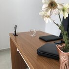 Escrivaninha Mesa Escritório 1250 Tamburato Freijó/branco