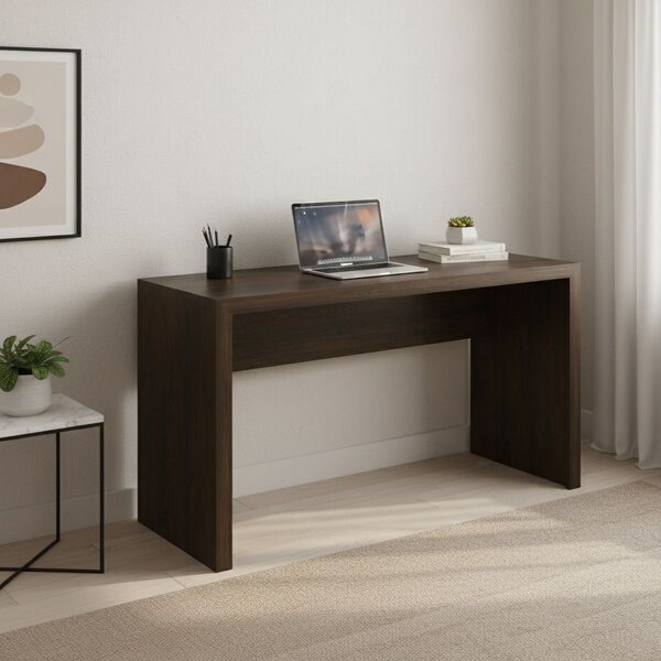 Escrivaninha Mesa Escritório 127cm Me4135 Rústico