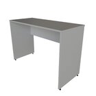 Escrivaninha Mesa Escritório 130cmx47cm 130cm Cinza Cristal C