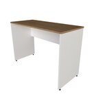 Escrivaninha Mesa Escritório 130cmx47cm 25mm Branca/carvalho