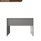 Escrivaninha Mesa Escritório 130cmx47cm 25mm Cinza Cristal