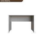 Escrivaninha Mesa Escritório 130cmx47cm 25mm Cinza Cristal