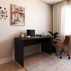 Escrivaninha Mesa Escritório 130cmx60cm 130cm Preto Preto
