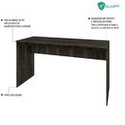 Escrivaninha Mesa Escritório 135cm Office Turim Espresso Móve