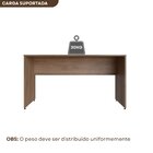 Escrivaninha Mesa Escritório 135cmx60cm 25mm Carvalho Mel