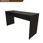 Escrivaninha Mesa Escritório 135cmx60cm 25mm Preto