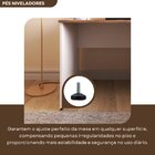 Escrivaninha Mesa Escritório 135cmx70cm 135cm Branca E Carval