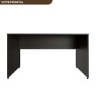 Escrivaninha Mesa Escritório 135cmx70cm 135cm Preto Preto