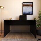 Escrivaninha Mesa Escritório 135cmx70cm 135cm Preto Preto