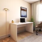 Escrivaninha Mesa Escritório 135cmx70cm 25mm Branca