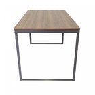 Escrivaninha Mesa Escritório 135x75 Cinza Grafite / Nogal