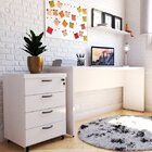 Escrivaninha Mesa Escritório 140cmx42cm 40mm Com Caixa De Tom