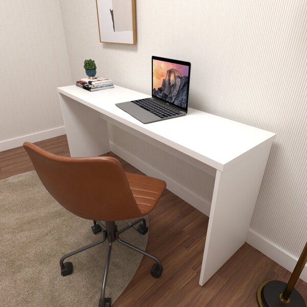 Escrivaninha Mesa Escritório 140cmx42cm 40mm Com Caixa De Tom