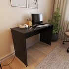 Escrivaninha Mesa Escritório 140cmx47cm 140cm Preto Preto