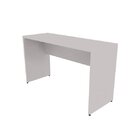 Escrivaninha Mesa Escritório 140cmx47cm 25mm Cinza Cristal