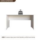 Escrivaninha Mesa Escritório 140cmx60cm 25mm Branca