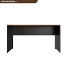 Escrivaninha Mesa Escritório 140cmx60cm 25mm Preto