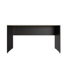 Escrivaninha Mesa Escritório 140cmx60cm 25mm Preto/branca