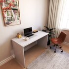 Escrivaninha Mesa Escritório 140cmx60cm Cinza Cristal