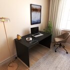 Escrivaninha Mesa Escritório 140cmx70cm 140cm Preto Preto