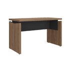 Escrivaninha Mesa Escritório 1450 Tamburato Nogal/preto