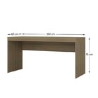 Escrivaninha Mesa Escritório 150cm Com Gaveteiro 3 Gavetas Co