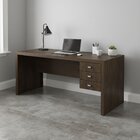 Escrivaninha Mesa Escritório 155cm Com 3 Gavetas Reversível M