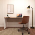 Escrivaninha Mesa Escritório 160cmx42cm 40mm Com Caixa De Tom