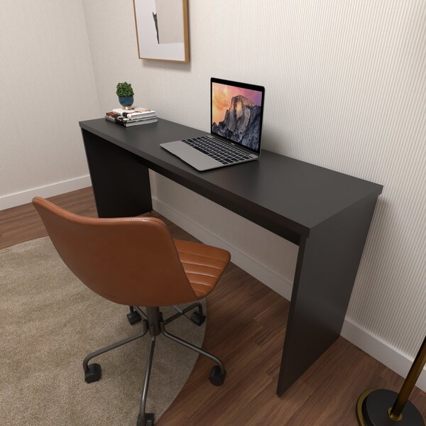 Escrivaninha Mesa Escritório 160cmx42cm 40mm Com Caixa De Tom