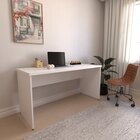 Escrivaninha Mesa Escritório 160cmx60cm 160cm Branco Branco