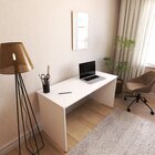 Escrivaninha Mesa Escritório 160cmx60cm 25mm Branca