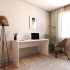 Escrivaninha Mesa Escritório 160cmx60cm 25mm Branca