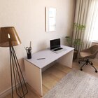 Escrivaninha Mesa Escritório 160cmx60cm 25mm Preto