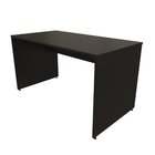 Escrivaninha Mesa Escritório 160cmx70cm 160cm Preto Preto