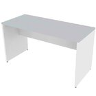 Escrivaninha Mesa Escritório 160cmx70cm 25mm Branca/cinza Cri