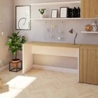 Escrivaninha Mesa Escritório 170cmx47cm 170cm Branca E Carval