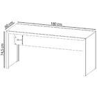 Escrivaninha Mesa Escritorio 180 Cm Me4185 Tecno Mobili