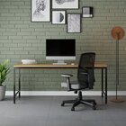 Escrivaninha Mesa Escritório 180cm Estilo Industrial Diretor