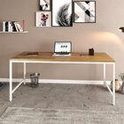 Escrivaninha Mesa Escritório 180cm Estilo Industrial Diretor