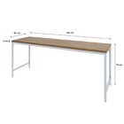 Escrivaninha Mesa Escritório 180cm Estilo Industrial Diretor