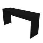 Escrivaninha Mesa Escritório 180cmx42cm 180cm Preto Preto