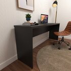 Escrivaninha Mesa Escritório 180cmx42cm 40mm Preto