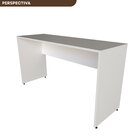 Escrivaninha Mesa Escritório 180cmx60cm 180cm Branca Branca