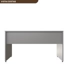Escrivaninha Mesa Escritório 180cmx60cm 180cm Cinza Cristal C