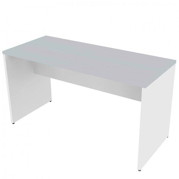 Escrivaninha Mesa Escritório 180cmx70cm 25mm Branca/cinza Cri