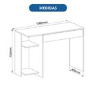 Escrivaninha Mesa Escritório 1 Gaveta Complemento Angelin