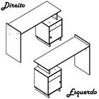 Escrivaninha Mesa Escritorio 1 Porta E 1 Gaveta B33 Novam